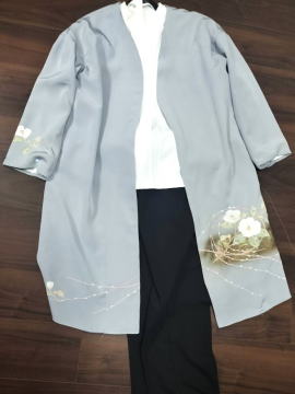 正絹キモノドレス新作|キモノレンタル|大阪都島、日産呉服・和田甚