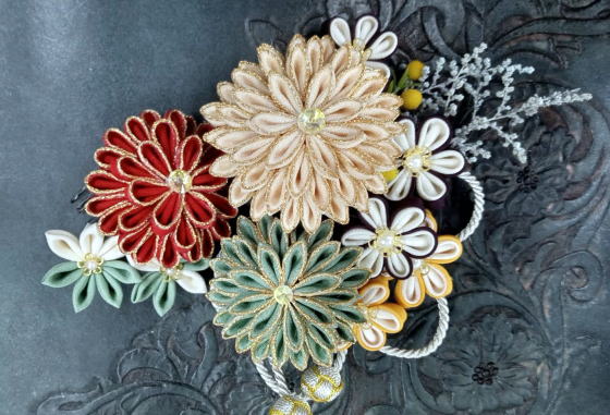 新作髪飾り【aki-2015】|キモノレンタル|大阪都島、日産呉服・和田甚