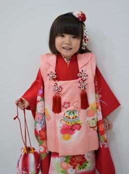 正絹最高級、３歳レンタルセット|七五三着物レンタル|大阪、日産呉服・和田甚