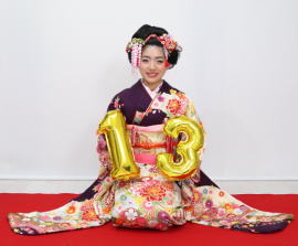 十三参り着物レンタル・写真撮影|レンタルキモノ|大阪・日産呉服、地下鉄都島店