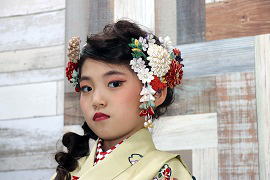 正絹本加工四つ身京友禅【753-yellow-003】|キモノレンタル|大阪・都島、日産呉服・和田甚