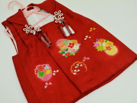 大阪/七五三･お宮参り衣装レンタル,正絹手描き被布コート：0013