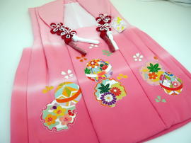 大阪/七五三･お宮参り衣装レンタル,正絹手描き被布コート：0011