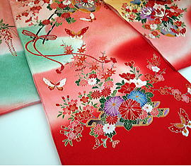 大阪/七五三･お宮参り衣装レンタル、厳選したお子様のための祝着:urw001,着付,ヘアーセット