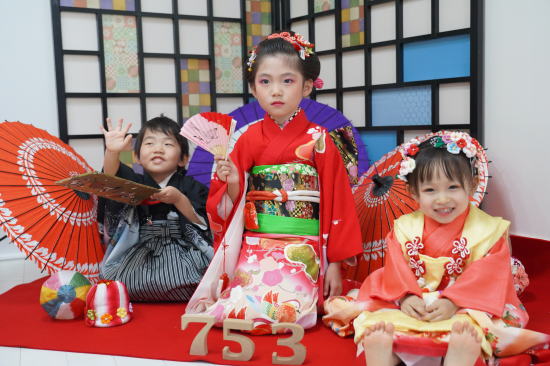 フォト七五三(753）お宮参り写真撮影|レンタルキモノ|大阪・日産呉服、地下鉄都島店