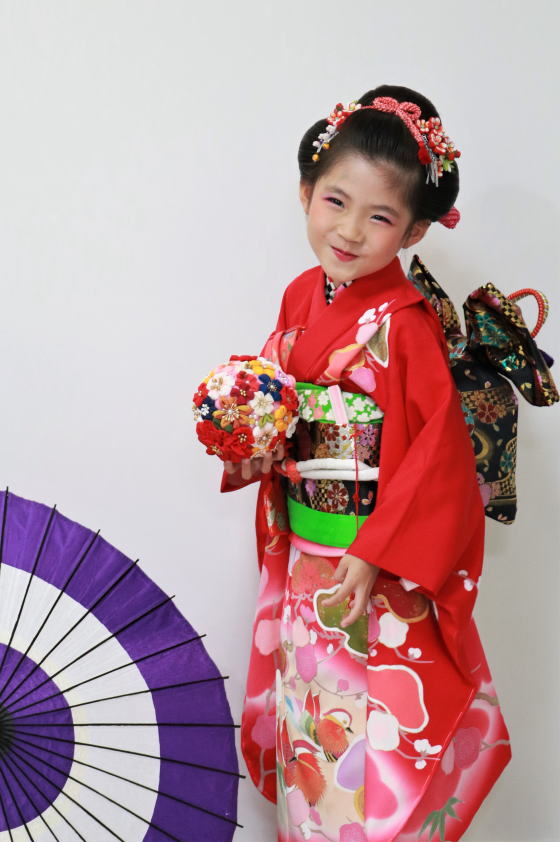 フォト七五三(753）お宮参り写真撮影|レンタルキモノ|大阪・日産呉服、地下鉄都島店