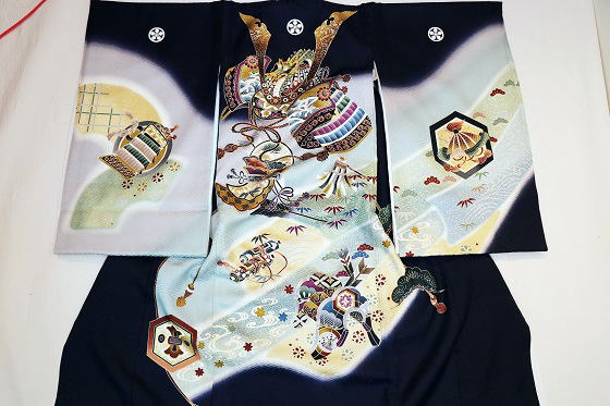 正絹高級産着（お宮参り着）レンタル|大阪市都島・日産呉服＆和田甚