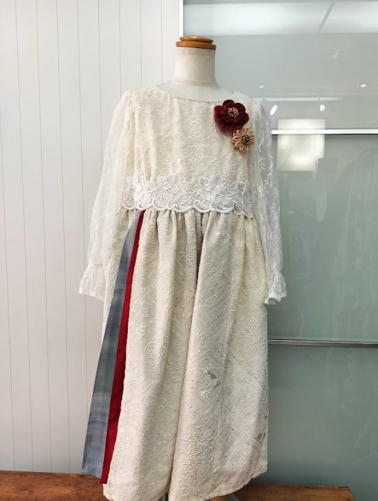 ジュニア、着物ドレス新柄：kd-007|レンタル着物|大阪都島、日産呉服・和田甚