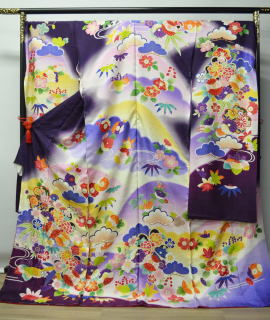 正絹最高級、京友禅振袖：hun-2017|キモノレンタル|大阪、日産呉服・都島店