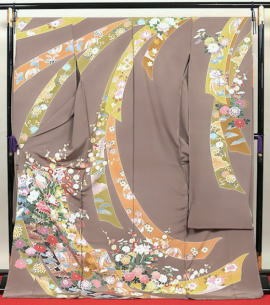 正絹手描き友禅振袖【FRO-2025】|高級振袖販売・レンタル|大阪都島、日産呉服・和田甚