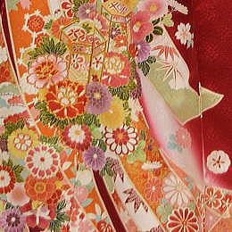 正絹最高級吉澤友禅振袖【FUN-1013】レンタル大阪・日産呉服