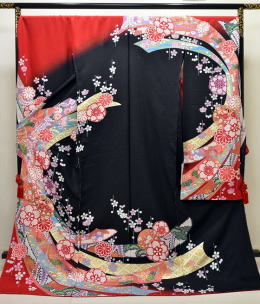 最新柄十日町滝泰謹製絞り振袖【FUN21011】振袖レンタル・大阪