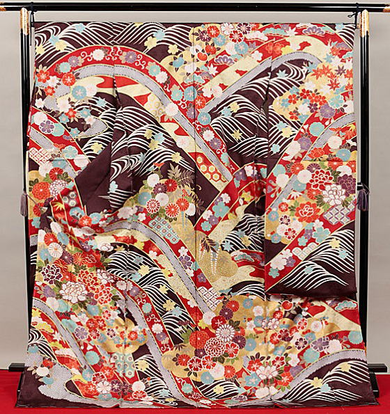 十日町・青柳謹製、手描き高級振袖【fun-2002】振袖レンタル|大阪、日産呉服・都島店