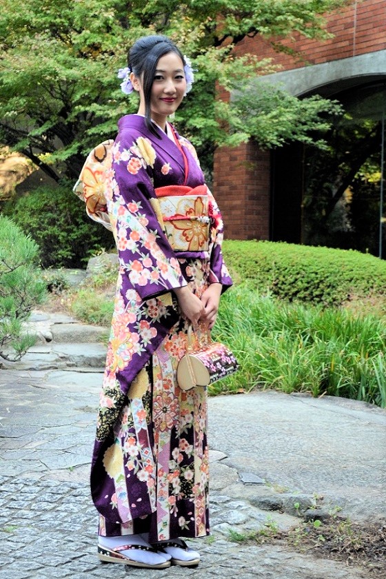 正絹手描き京友禅・紫振袖【FR-1001】|振袖レンタル|大阪・日産呉服・地下鉄都島店