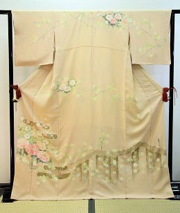 松井青々、蝋たたき最高級京友禅訪問着【MH-005】.訪問着レンタル大阪