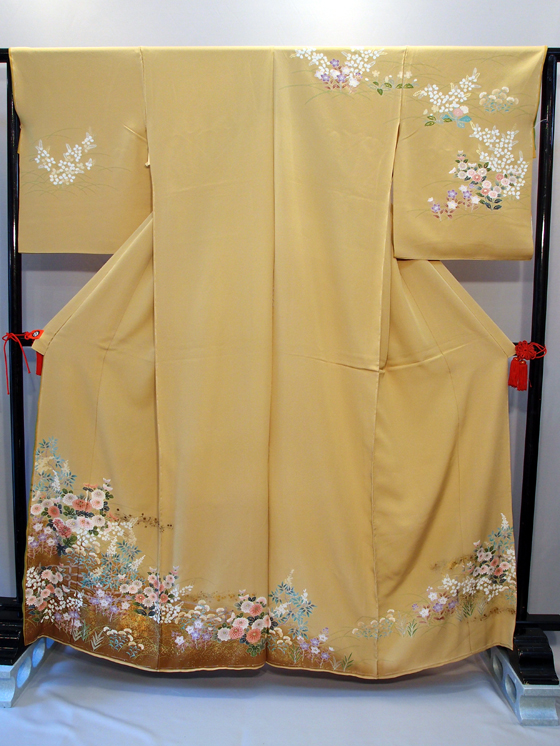 正絹手描き京友禅、オーダー【H-024】レンタル大阪