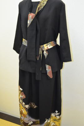 正絹留袖ドレス|レンタルキモノ|大阪、都島・日産呉服・和田甚