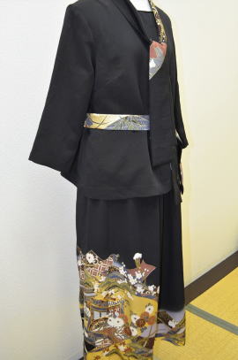 正絹留袖ドレス|レンタルキモノ|大阪、都島・日産呉服・和田甚