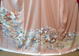 正絹最新柄、京友禅色留袖|irtN-1002|レンタル大阪