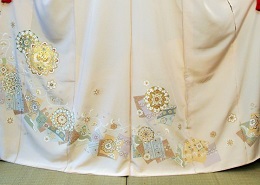 正絹最新柄、京友禅色留袖|irtN-1003|色留袖レンタル大阪