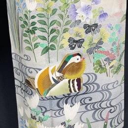 最高級豪華手描き友禅色留袖：羽田登喜男作|irtn-1010|色留袖レンタル、大阪・日産呉服