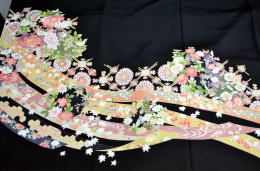 正絹手描京友禅き黒留袖|tr-038|留袖レンタル大阪