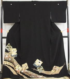 正絹黒留袖【TR-3018】|留袖レンタル大阪|都島、日産呉服・和田甚