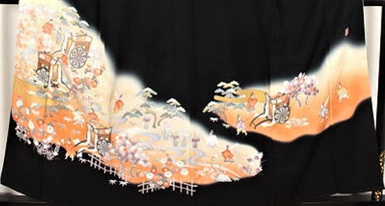 最高級久保耕謹製黒留袖【trn-0005】|着物・レンタル|大阪都島、日産呉服・和田甚