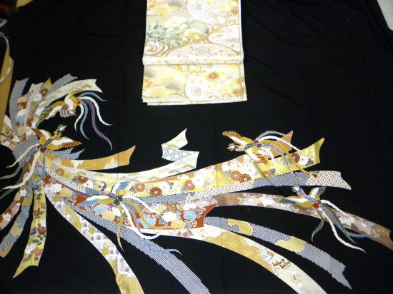 正絹最高級、手描き京友禅【tr-3025】|留袖レンタル|大阪都島、日産呉服・和田甚