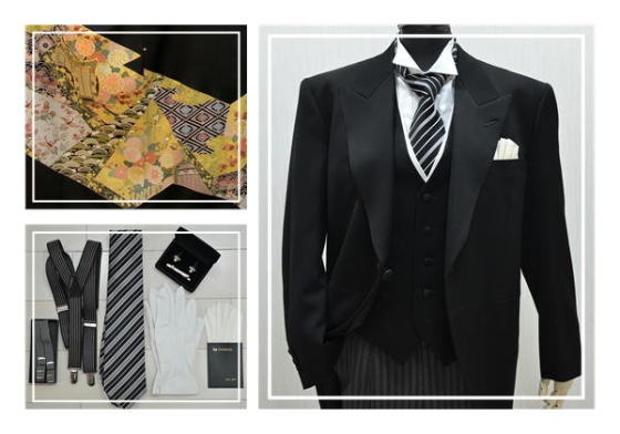 高級呉服専門店・日産呉服きもの俱楽部が、厳選した黒留袖＆色留袖にモーニングを格安にてセットしました