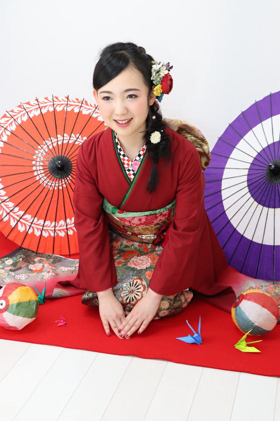 振袖フォト成人式・着付け＆ヘアー＆メイク・創作髪飾り|振袖レンタル・写真撮影|大阪、日産呉服・和田甚