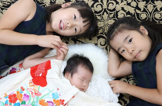 フォトWadajiN・お宮参り、写真撮影|レンタルキモノ|大阪・日産呉服、地下鉄都島店