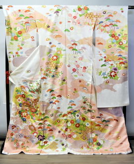 高級着物専門キモノ粋人|正絹吉澤謹製、あずま徳穂振袖【FUN-1017】|大阪、日産呉服・都島店