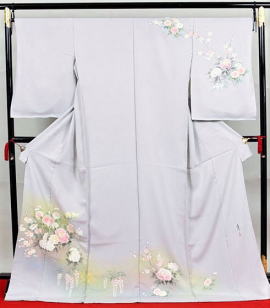 京友禅巨匠、二代目松井青々・訪問着:ho-2002|高級呉服ネットショップ・キモノ粋人|大阪、日産呉服・和田甚