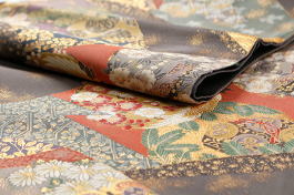 正絹西陣最高級袋帯|長嶋織物・瀞金錦|