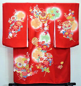 高級着物専門キモノ粋人|正絹手描き産着：ubw-1003|大阪、日産呉服・都島店