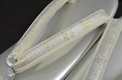 高級着物専門キモノ粋人|佐賀錦「綵晃」草履バッグ:zb-1006、大阪、日産呉服・都島店