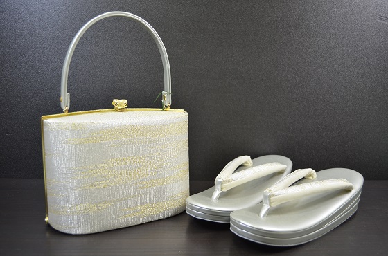 佐賀錦「綵晃」草履バッグ:zb-1006、大阪、日産呉服・都島店