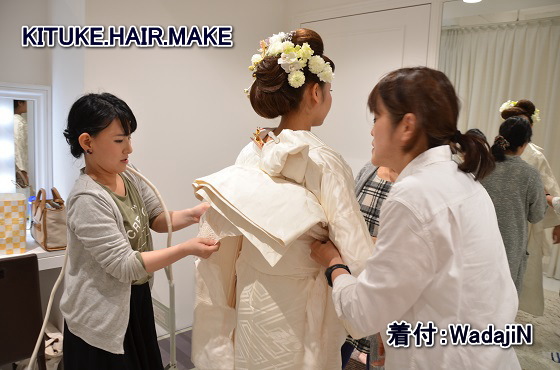 和風ヘアセット,メイク,着付けのできる方を募集しています|日産呉服・和田甚|大阪、地下鉄都島店